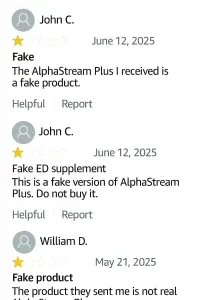 Fake unsatisfied customer review